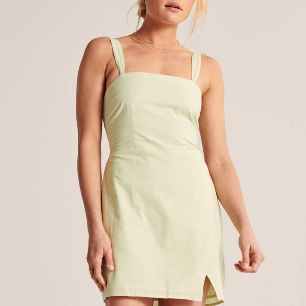 Linen Mini Dress